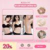 Áo Cup Ngực , Áo Ngực Nữ Không Dây Có Gọng Đệm Nâng 2,5 Cm Chất Su Kèm Phụ Kiện Mặc Nhiều Kiểu